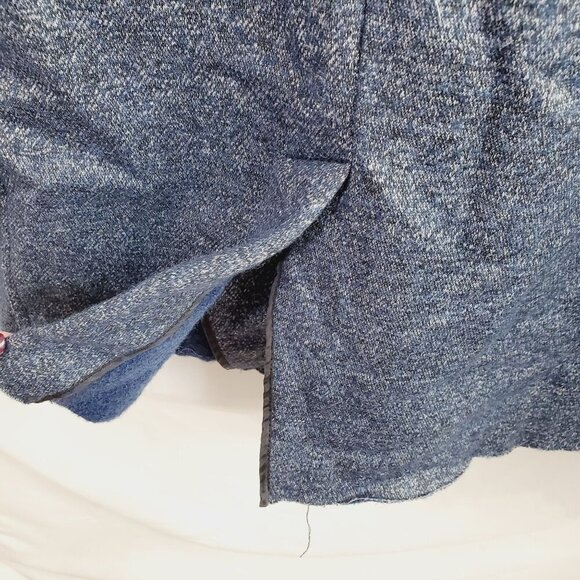 Banana Republic Indigo Wool Blend Textured Knit Boyfriend Blazer 4 - Picture 10 of 13